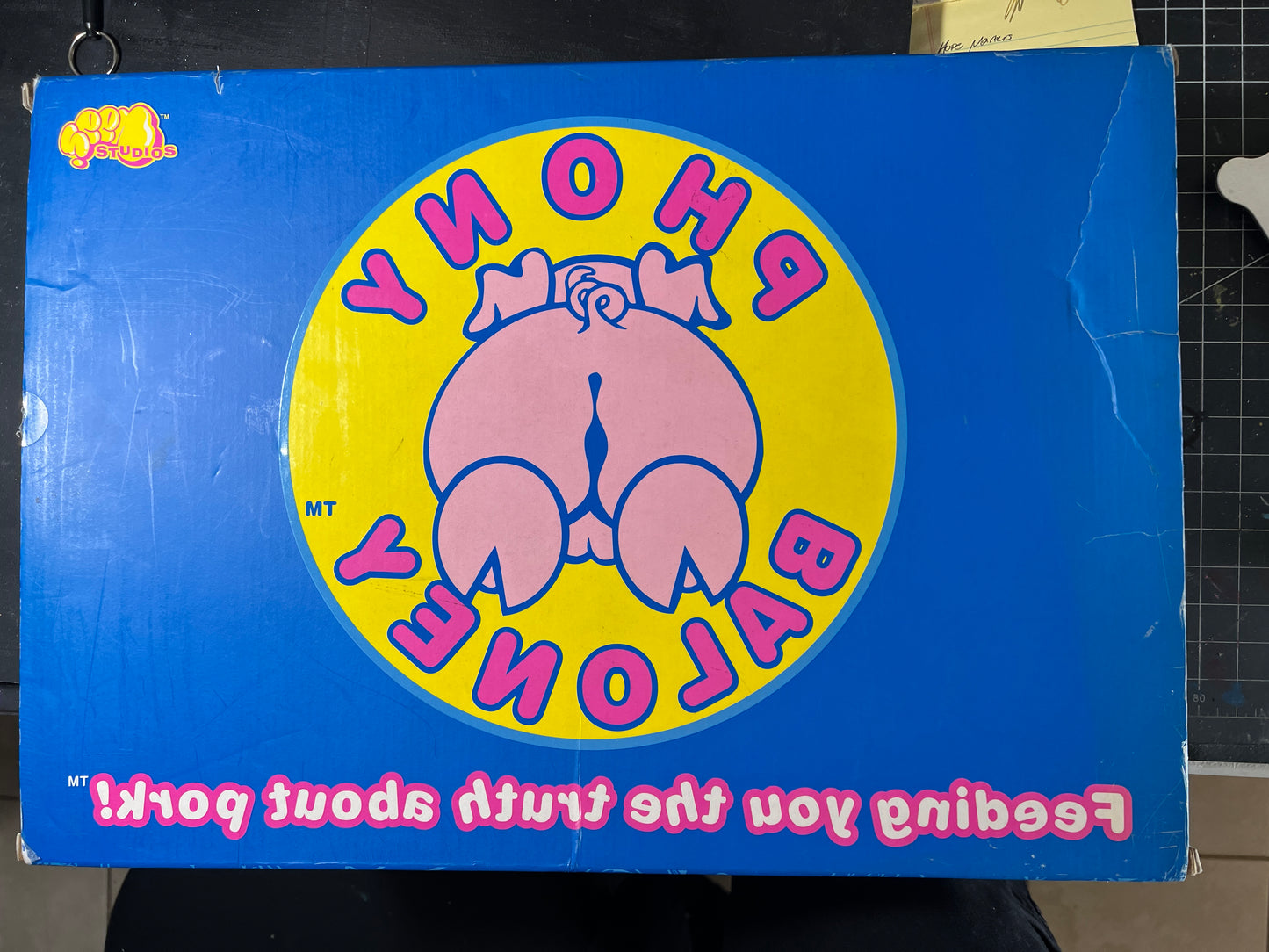 Seen Phoney Baloney vinyl toy figure set and game board