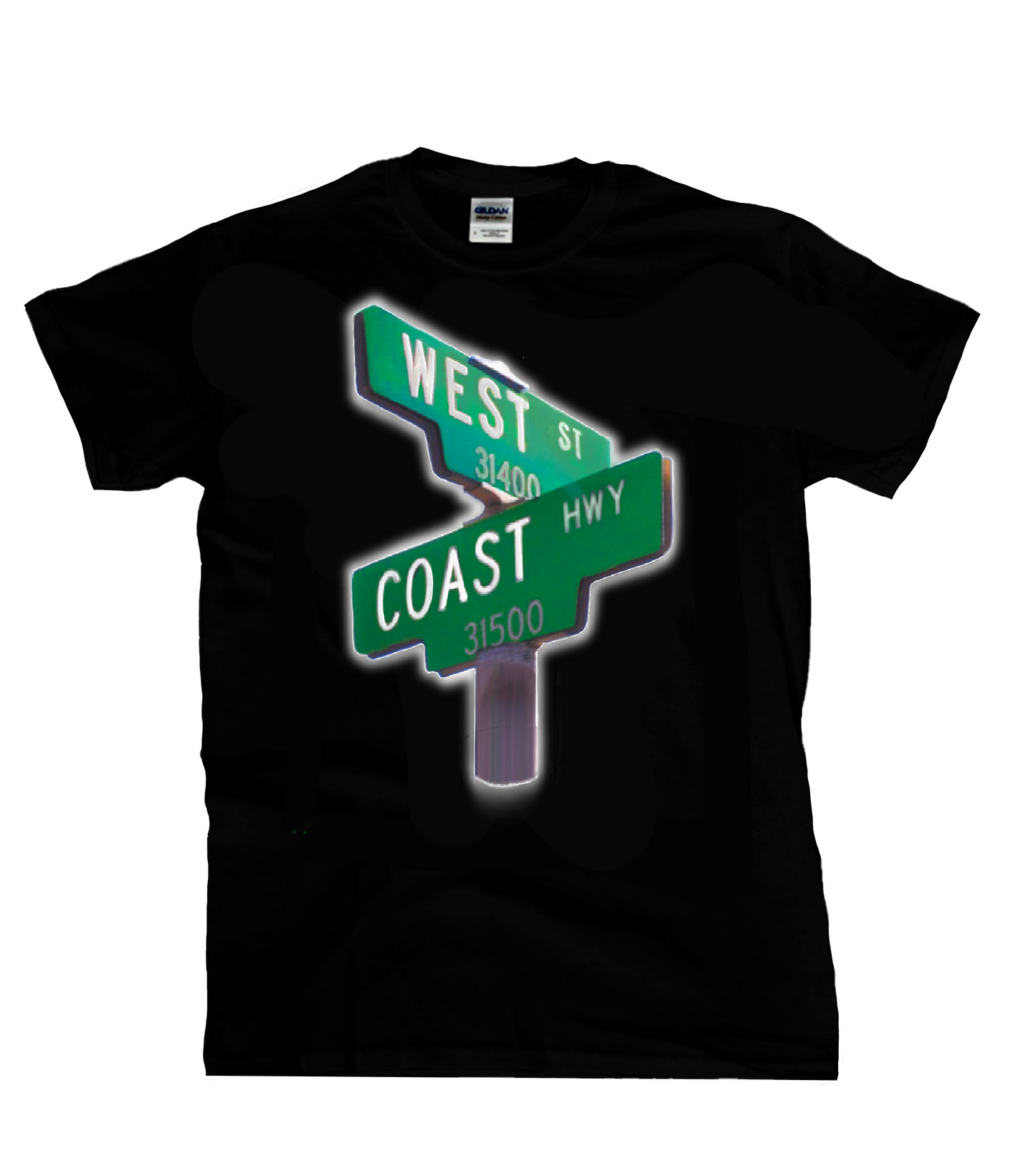 West Coast Street Sign Tee