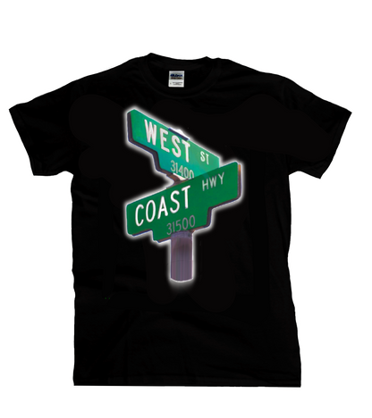 West Coast Street Sign Tee