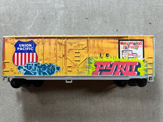 NEW! Yellow Union Pacific Automated Railway Box