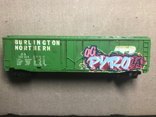 NEW! Green Burlington Northern  No. 100024 OG Pyro